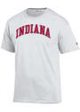 Indiana Hoosiers Champion Arch Name T Shirt - White