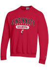 Main image for Mens Cincinnati Bearcats Red Champion Grandpa Pill Crew Sweatshirt