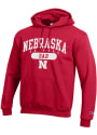 Nebraska Cornhuskers Champion Dad Pill Hooded Sweatshirt - Red