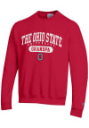 Main image for Champion Ohio State Buckeyes Mens Red Grandpa Pill Long Sleeve Crew Sweatshirt