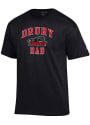 Drury Panthers Champion Dad Number One T Shirt - Black