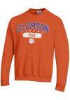 Main image for Champion Clemson Tigers Mens Orange Dad Pill Long Sleeve Crew Sweatshirt