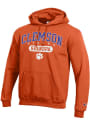 Clemson Tigers Champion Grandpa Pill Hooded Sweatshirt - Orange