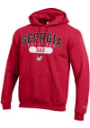 Main image for Champion Georgia Bulldogs Mens Red Dad Pill Long Sleeve Hoodie