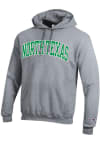Main image for Champion North Texas Mean Green Mens Grey Arch Twill Long Sleeve Hoodie