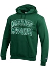 Main image for Champion Northwest Missouri State Bearcats Mens Green Arch Twill Long Sleeve Hoodie