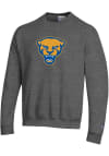 Main image for Mens Pitt Panthers Charcoal Champion Panther Head Crew Sweatshirt