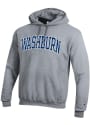 Washburn Ichabods Champion Arch Twill Hooded Sweatshirt - Grey