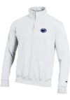 Main image for Champion Penn State Nittany Lions Mens White Fleece Long Sleeve 1/4 Zip Pullover