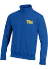 Main image for Champion Pitt Panthers Mens Blue Fleece Long Sleeve 1/4 Zip Pullover