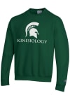 Main image for Champion Michigan State Spartans Mens Green Kinesiology Long Sleeve Crew Sweatshirt
