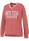 Main image for Champion North Texas Mean Green Womens Pink Vintage Wash Reverse Weave Crew Sweatshirt