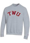 Main image for Champion Texas Womans University Mens Grey Arch Name Long Sleeve Crew Sweatshirt