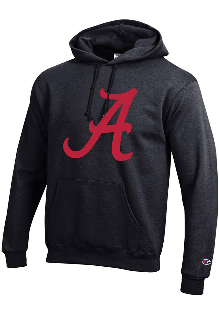 Champion Alabama Crimson Tide Mens Big Logo Hoodie BLACK