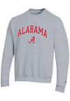 Main image for Champion Alabama Crimson Tide Mens Grey Arch Mascot Long Sleeve Crew Sweatshirt