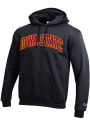 Iowa State Cyclones Champion Powerblend Twill Hooded Sweatshirt - Black