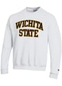 Wichita State Shockers Champion Arch Name Crew Sweatshirt - White
