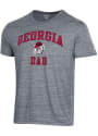 Georgia Bulldogs Champion Dad #1 Fashion T Shirt - Grey