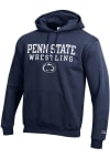 Main image for Champion Penn State Nittany Lions Mens Navy Blue Wrestling Long Sleeve Hoodie