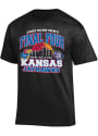 Kansas Jayhawks Champion 2022 Final Four Desert Ball T Shirt - Black