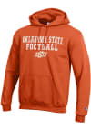 Main image for Champion Oklahoma State Cowboys Mens Orange Primary Team Football Long Sleeve Hoodie