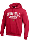 Main image for Champion Louisville Cardinals Mens Red ALUMNI PILL Long Sleeve Hoodie
