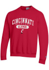 Main image for Champion Cincinnati Bearcats Mens Red PILL ALUMNI Long Sleeve Crew Sweatshirt