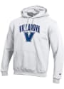 Villanova Wildcats Champion Arch Mascot Hooded Sweatshirt - White