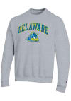 Main image for Champion Delaware Fightin' Blue Hens Mens Grey Arch Mascot Long Sleeve Crew Sweatshirt