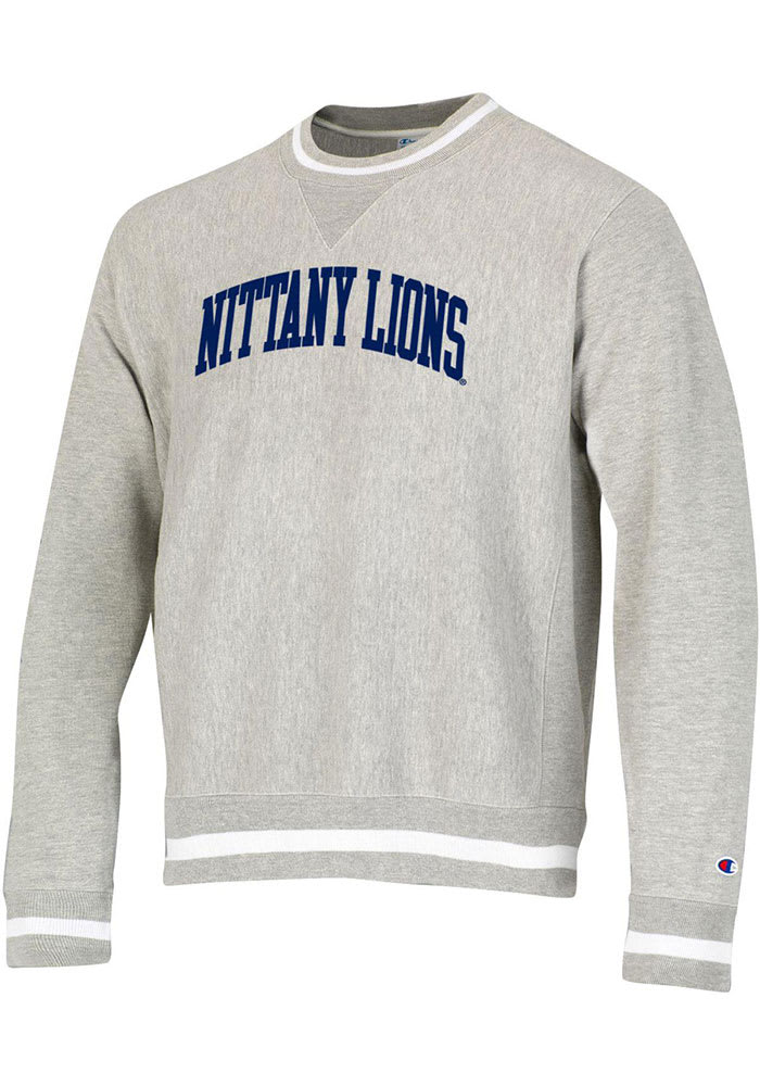 Champion Mens GREY Penn State Nittany Lions Vintage Wash Reverse