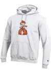 Main image for Champion Oklahoma State Cowboys Mens White Powerblend Long Sleeve Hoodie