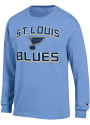 St Louis Blues Champion Heart And Soul T Shirt - Light Blue