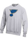 Main image for Champion St Louis Blues Mens Grey LOGO Long Sleeve Crew Sweatshirt