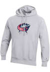 Main image for Champion Columbus Blue Jackets Mens Grey LOGO Long Sleeve Hoodie