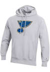 Main image for Champion St Louis Blues Mens Grey LOGO Long Sleeve Hoodie