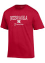 Nebraska Cornhuskers Womens Champion Grandma T-Shirt - Red