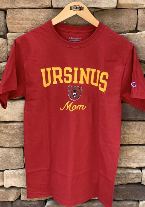 Champion Ursinus Bears Womens Mom T-Shirt - Cardinal