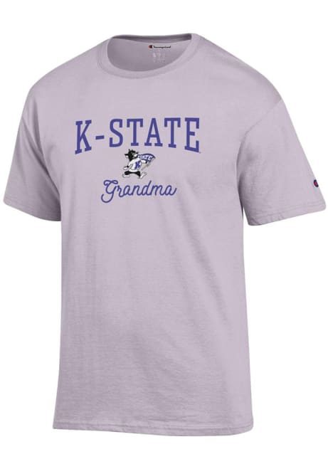 K-State Wildcats Lavender Champion Grandma Short Sleeve T-Shirt