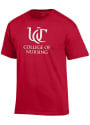 Cincinnati Bearcats Champion School of Nursing T Shirt - Red