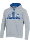 Main image for Champion Kentucky Wildcats Mens Grey Stadium Flat Name Long Sleeve Hoodie