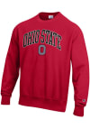 Main image for Champion Ohio State Buckeyes Mens Red Arch Mascot Long Sleeve Crew Sweatshirt