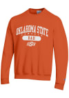 Main image for Champion Oklahoma State Cowboys Mens Orange Pill Dad Long Sleeve Crew Sweatshirt