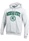 Main image for Champion Michigan State Spartans Mens White Seal Long Sleeve Hoodie