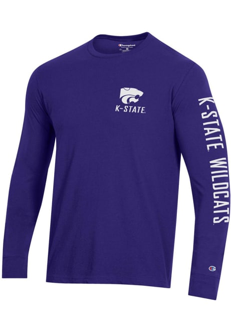 Mens K-State Wildcats Purple Champion Stadium Tee