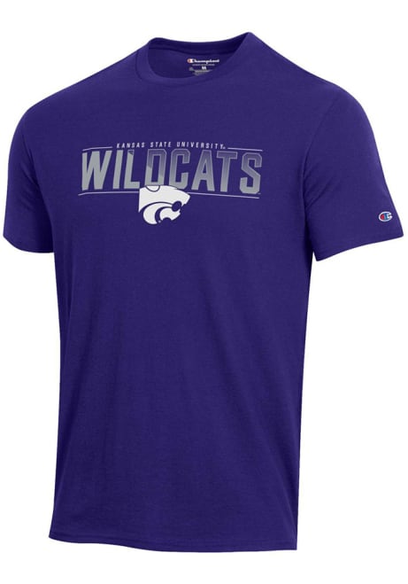 K-State Wildcats Purple Champion Stadium Short Sleeve T Shirt