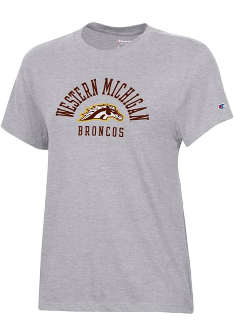 Western Michigan Broncos Grey Champion Core Short Sleeve T-Shirt