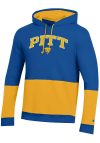 Main image for Champion Pitt Panthers Mens Blue Big Stripe Long Sleeve Hoodie