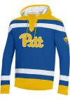 Main image for Champion Pitt Panthers Mens Blue Big Stripe Hockey Long Sleeve Hoodie