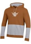 Main image for Champion Texas Longhorns Mens Burnt Orange Big Stripe Long Sleeve Hoodie