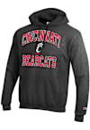 Main image for Mens Cincinnati Bearcats Charcoal Champion Number One Graphic Hooded Sweatshirt